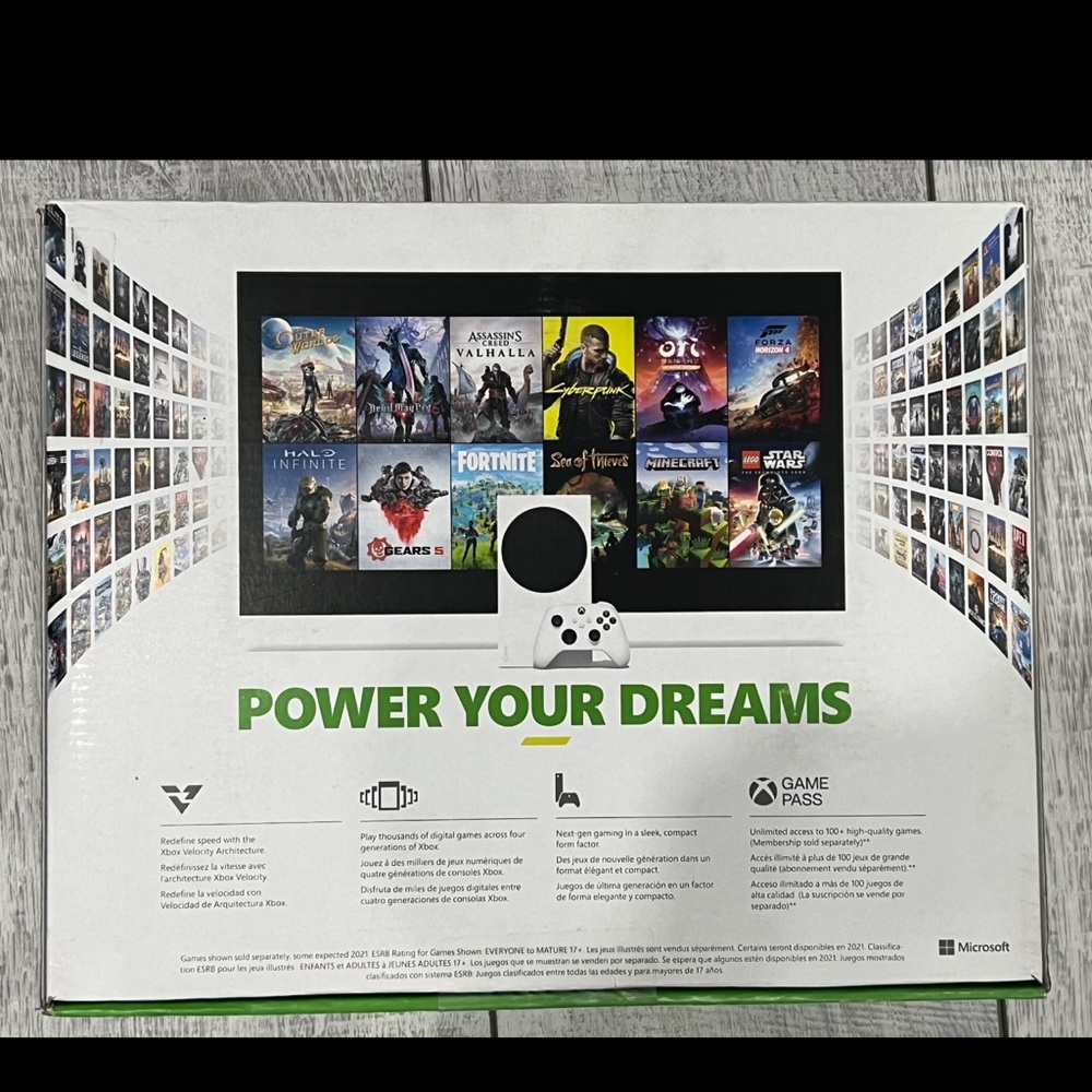 It’s new ,never open or use .xbox series s